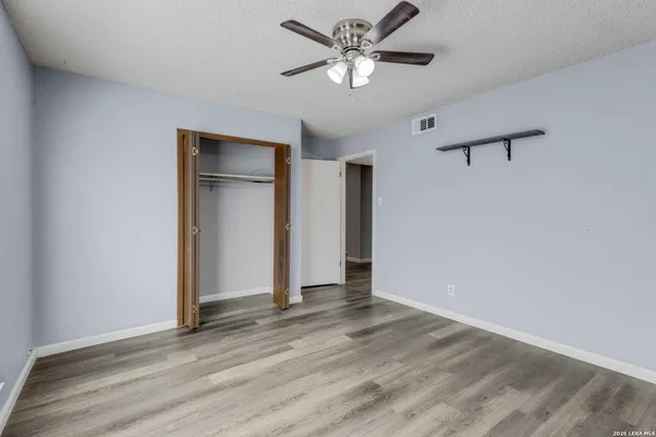 wooden floor in an empty room