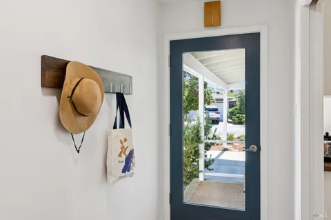 a view interior of a house and wooden floor
