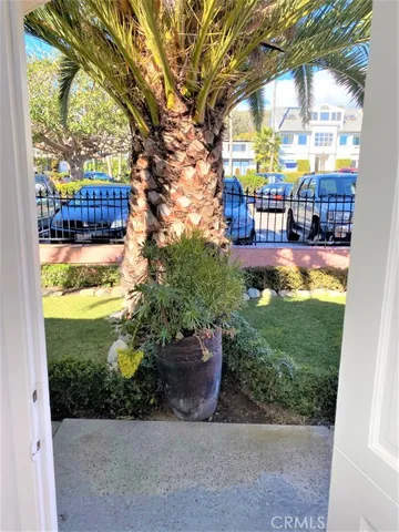 a view of yard with swimming pool