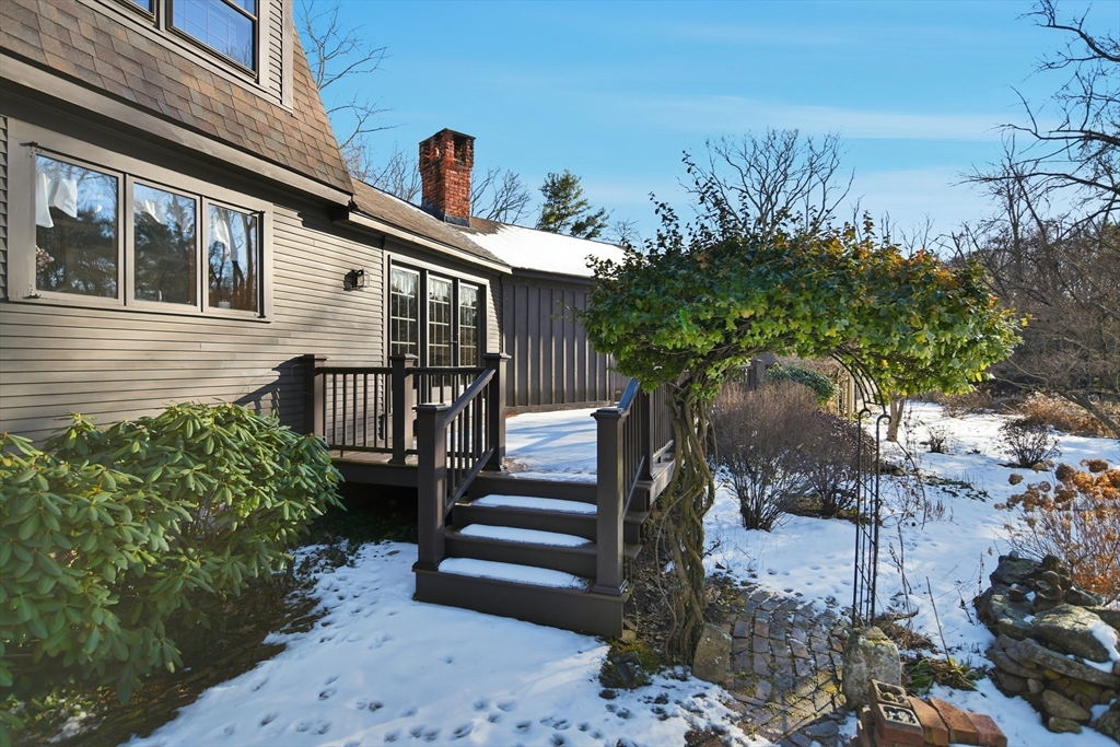 4 Thayer Road Monson, MA 01057 - Photo 30 of 40 a view of a house with wooden fence