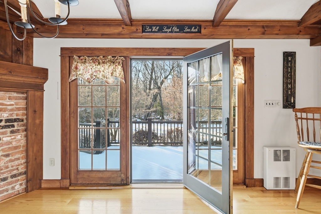 4 Thayer Road Monson, MA 01057 - Photo 6 of 40 a view of entryway with a floor to ceiling window