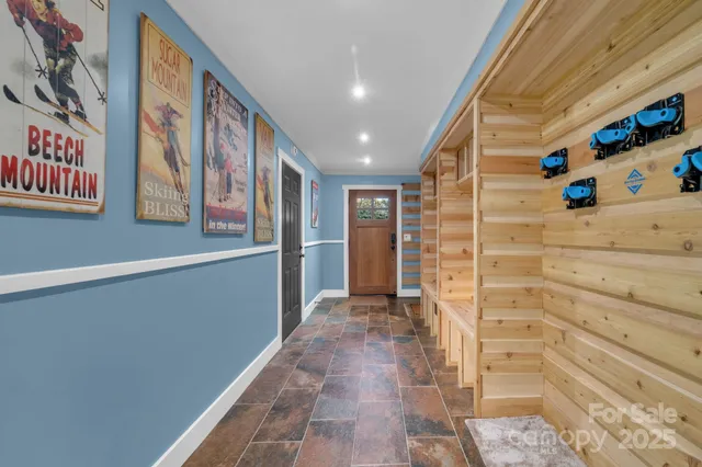 a view of entryway with a hallway