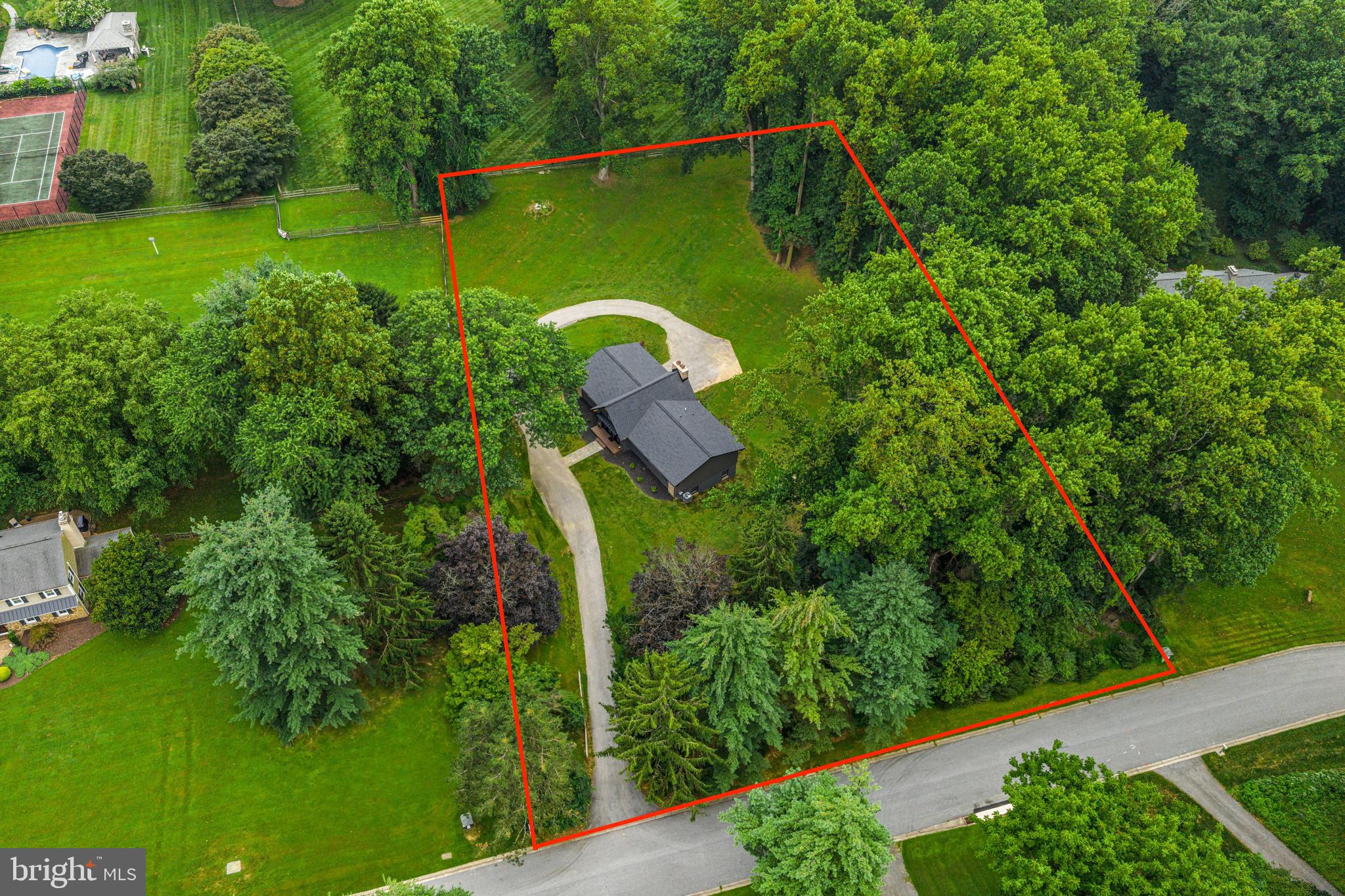 615 Cricklewood Road West Chester, PA 19382 - Photo 50 of 58 a view of a garden from a balcony