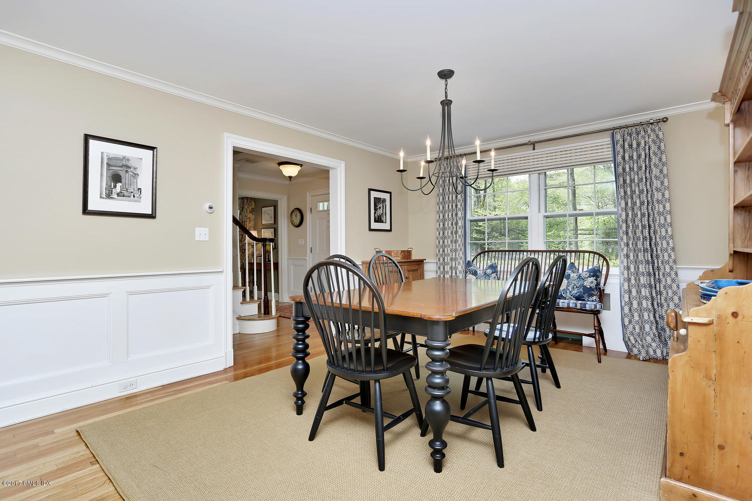 87 Hunting Ridge Road Stamford, CT 06903 - Photo 8 of 31 a view of a dining room with furniture window and outside view