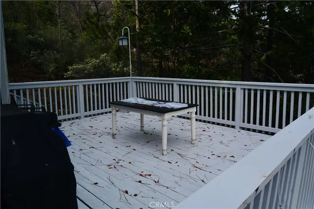 a balcony with street view