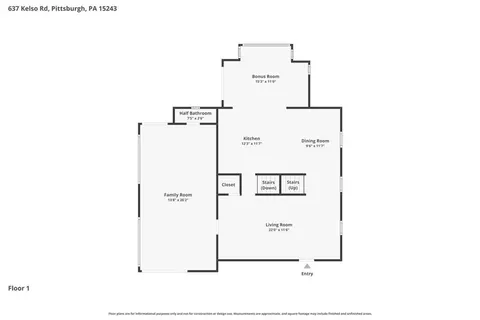 $419,900 | 637 Kelso Road, Pittsburgh, PA 15243