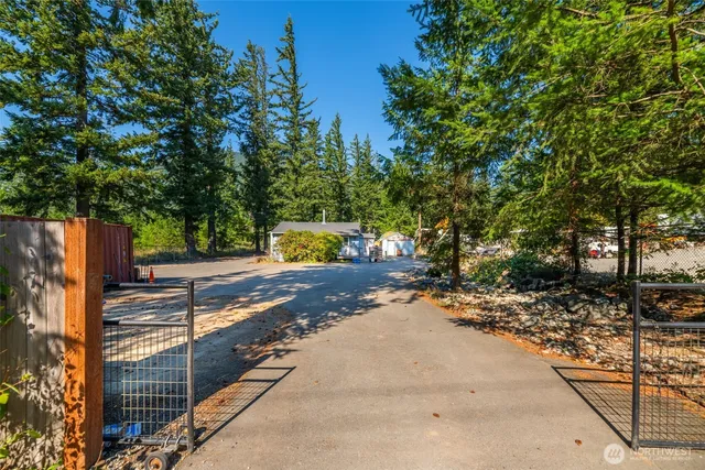 a view of a house with a outdoor space