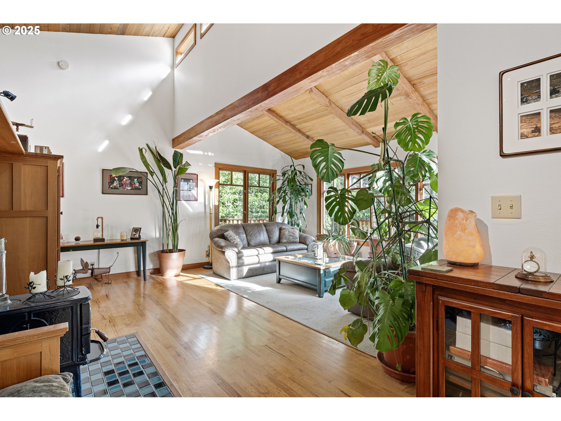 1867 Fircrest Drive Eugene, OR 97403 - Photo 14 of 48 a living room with furniture and a potted plant