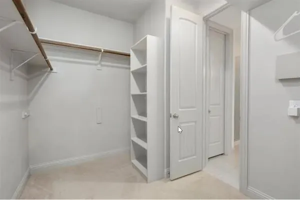 a view of walk in closet