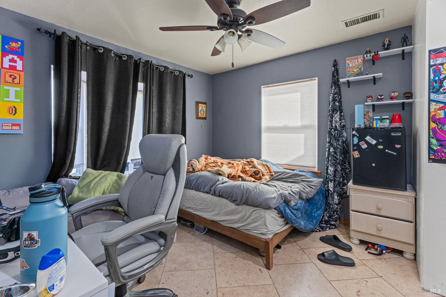 3700 Ruddick Cunningham Road Ukiah, CA 95482 - Photo 20 of 27 a bedroom with a bed and furniture