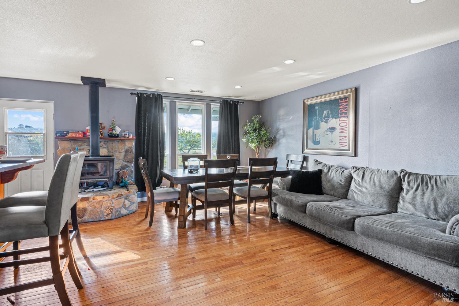 3700 Ruddick Cunningham Road Ukiah, CA 95482 - Photo 21 of 27 a living room with furniture and wooden floor