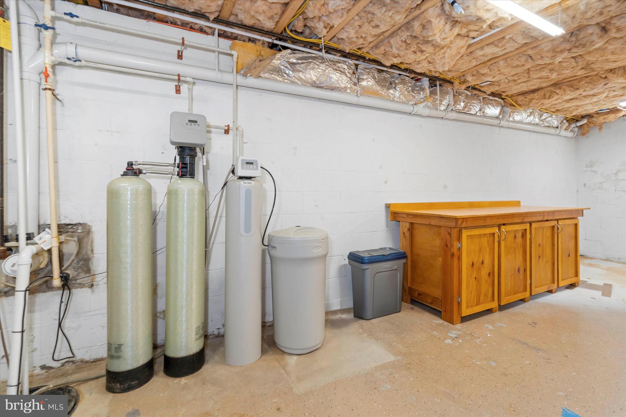 64 Richards Lane Newark, DE 19711 - Photo 40 of 68 Unfinished Basement with Water Treatment System