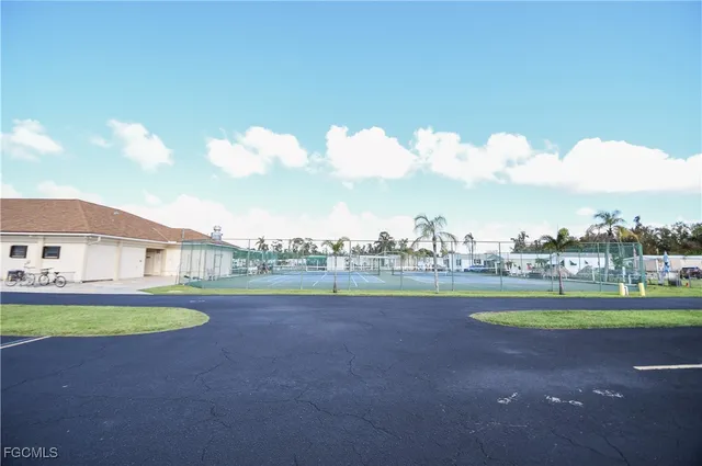 a view of a street with houses