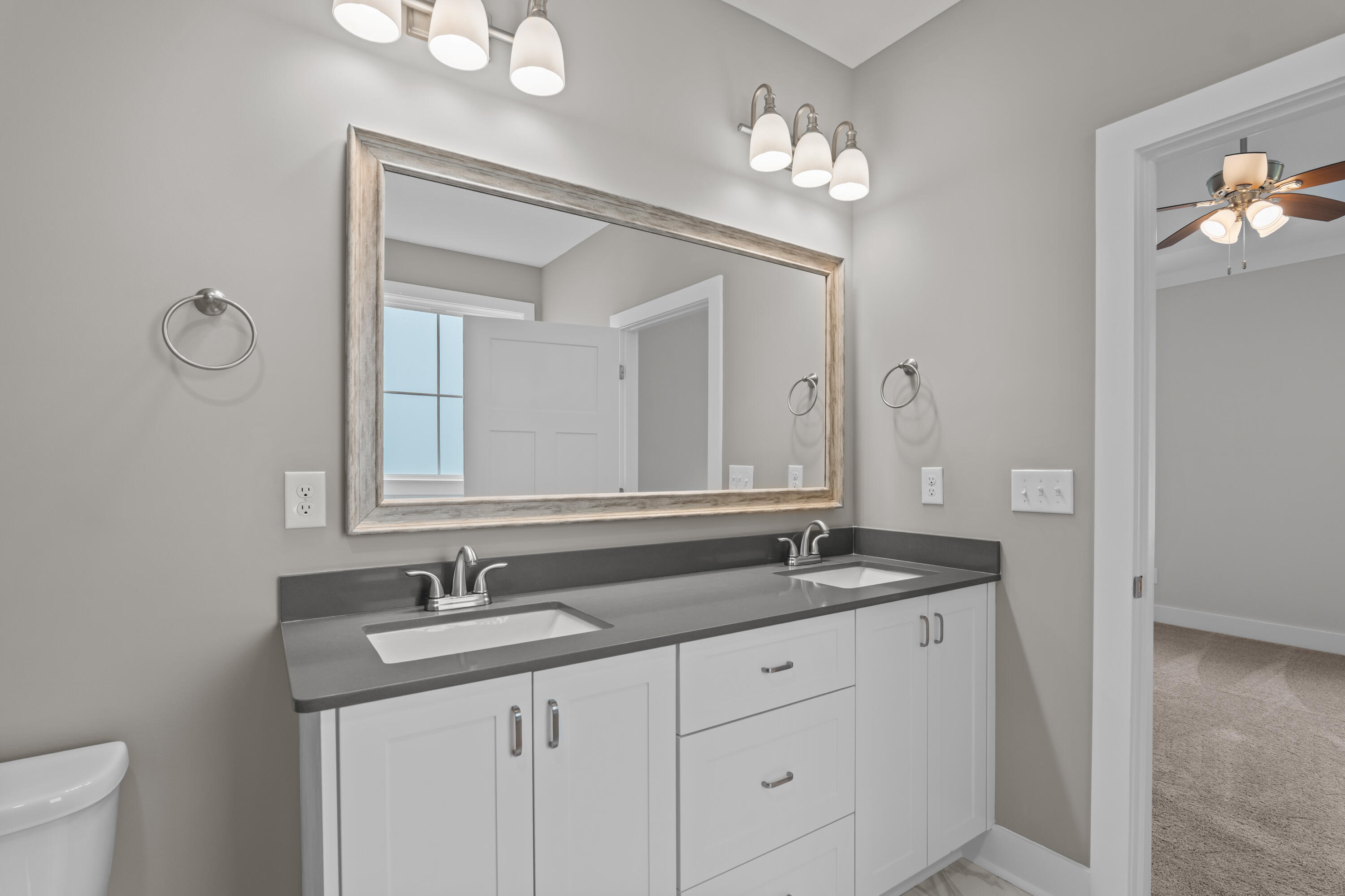 688 Ronaldsay Road Grovetown, GA 30813 - Photo 37 of 45 Primary Bath with Quartz Countertops