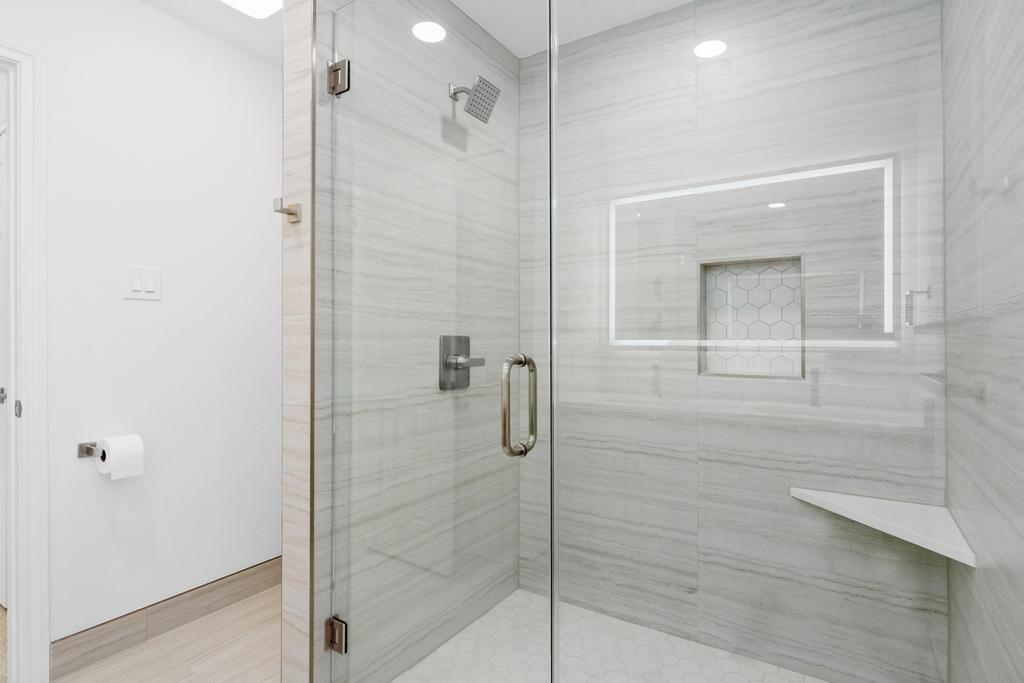 4501 Ridgeway Road Fort Worth, TX 76126 - Photo 21 of 39 a bathroom with a shower