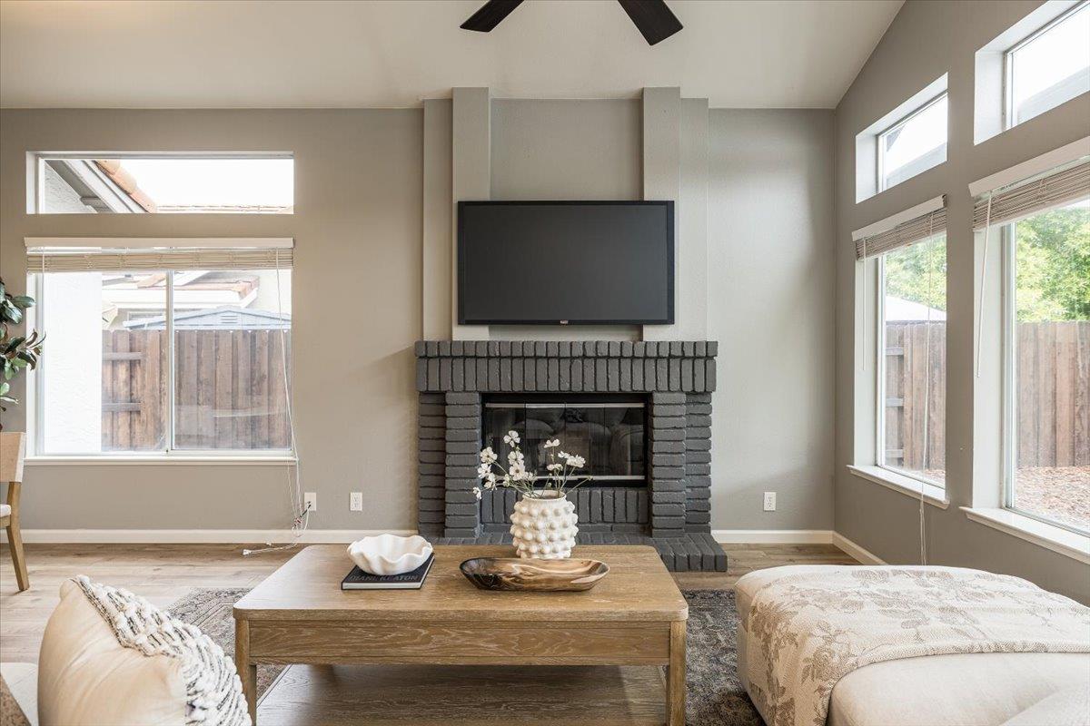 114 Kerwin Way Folsom, CA 95630 - Photo 7 of 29 a bedroom with a bed and a fireplace