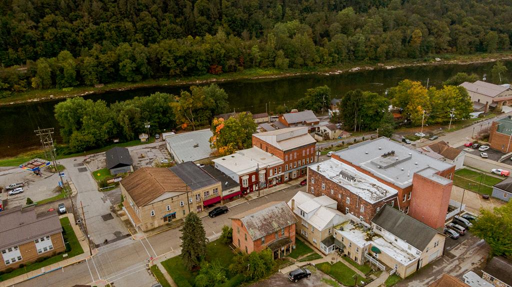 607 Main Street Emlenton, PA 16373 - Photo 7 of 62 an aerial view of a house with a lake view