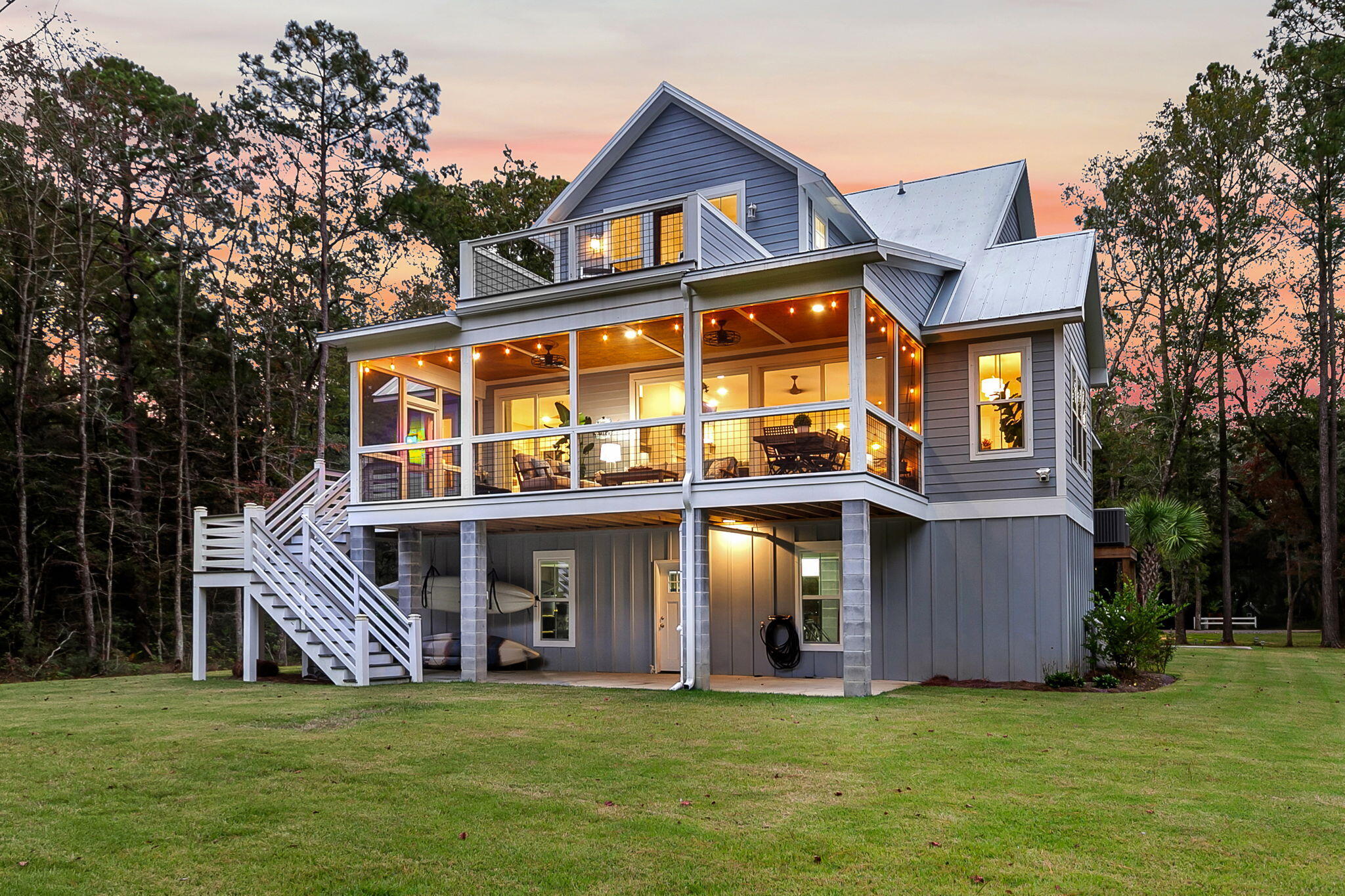 368 Mercantile Road McClellanville, SC 29458 - Photo 2 of 46 CREM - 369 Mercantile - twilight-5