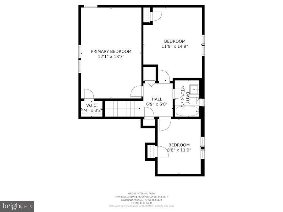 1806 Preston Road Alexandria, VA 22302 - Photo 42 of 42 Floor plan upper level