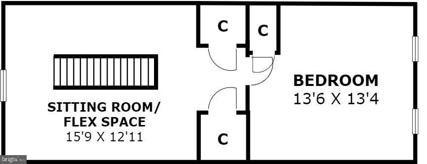 3361 Rittenhouse Street Northwest Washington, DC 20015 - Photo 66 of 66 Third level floorplan