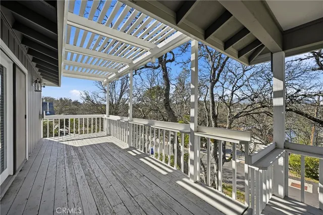 a view of a yard from a window