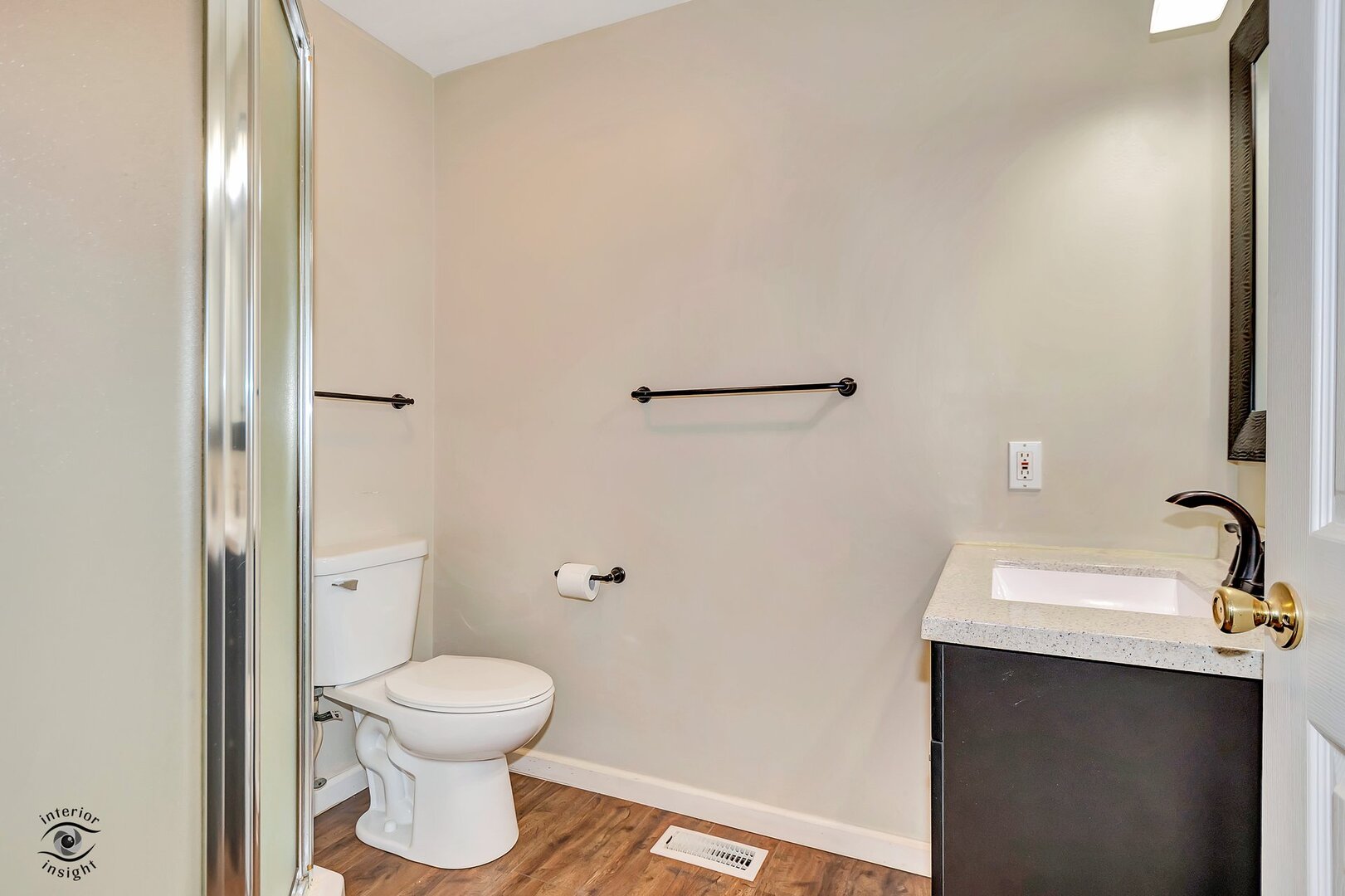 608 Huntington Court, Unit 608 Bourbonnais, IL 60914 - Photo 22 of 27 a bathroom with a sink and a mirror