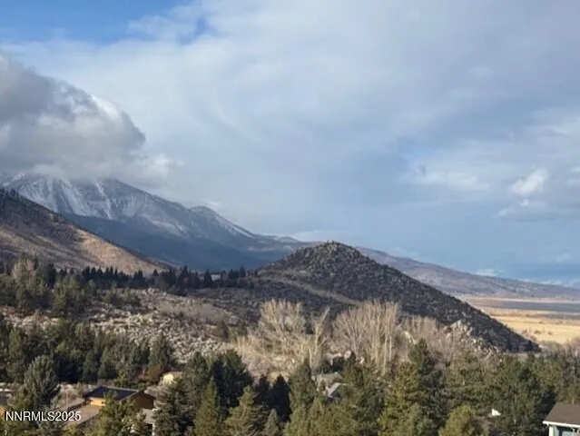 a bathroom with a shower curtain