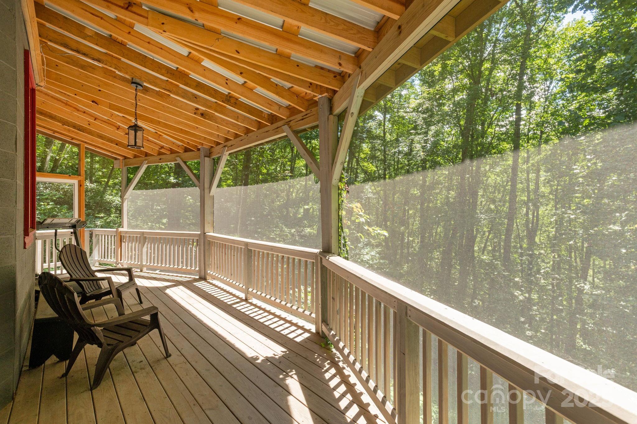 78 Bryant Road Swannanoa, NC 28778 - Photo 22 of 29 a view of balcony with furniture