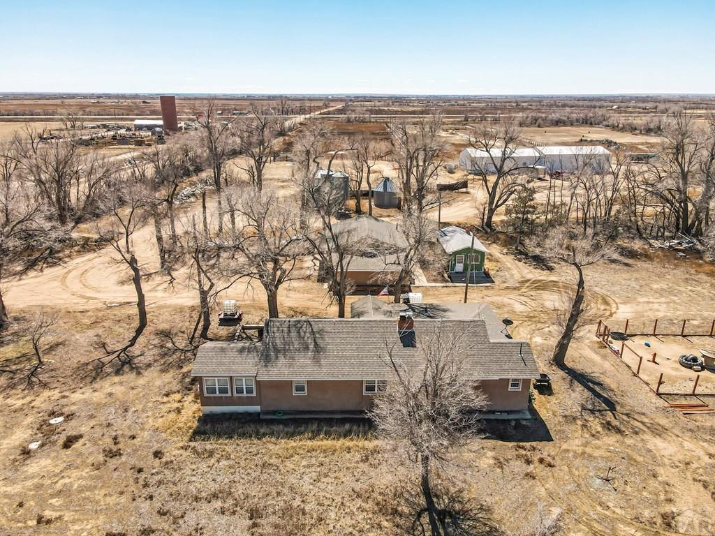 6597 County Lane 14 Ordway, CO 81063 - Photo 48 of 66 an aerial view of residential building with parking