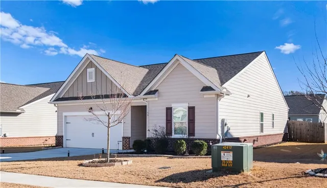 a front view of a house with entertaining space