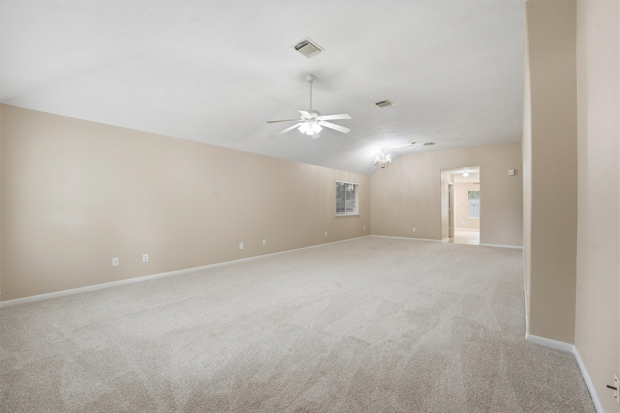21543 Forest Colony Drive Porter, TX 77365 - Photo 2 of 32 Oversized den combined with Formal Dining.