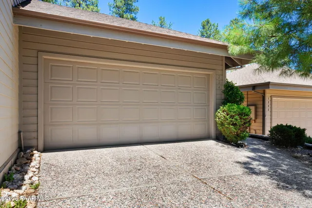 a backyard of a house