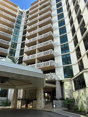 a front view of a building