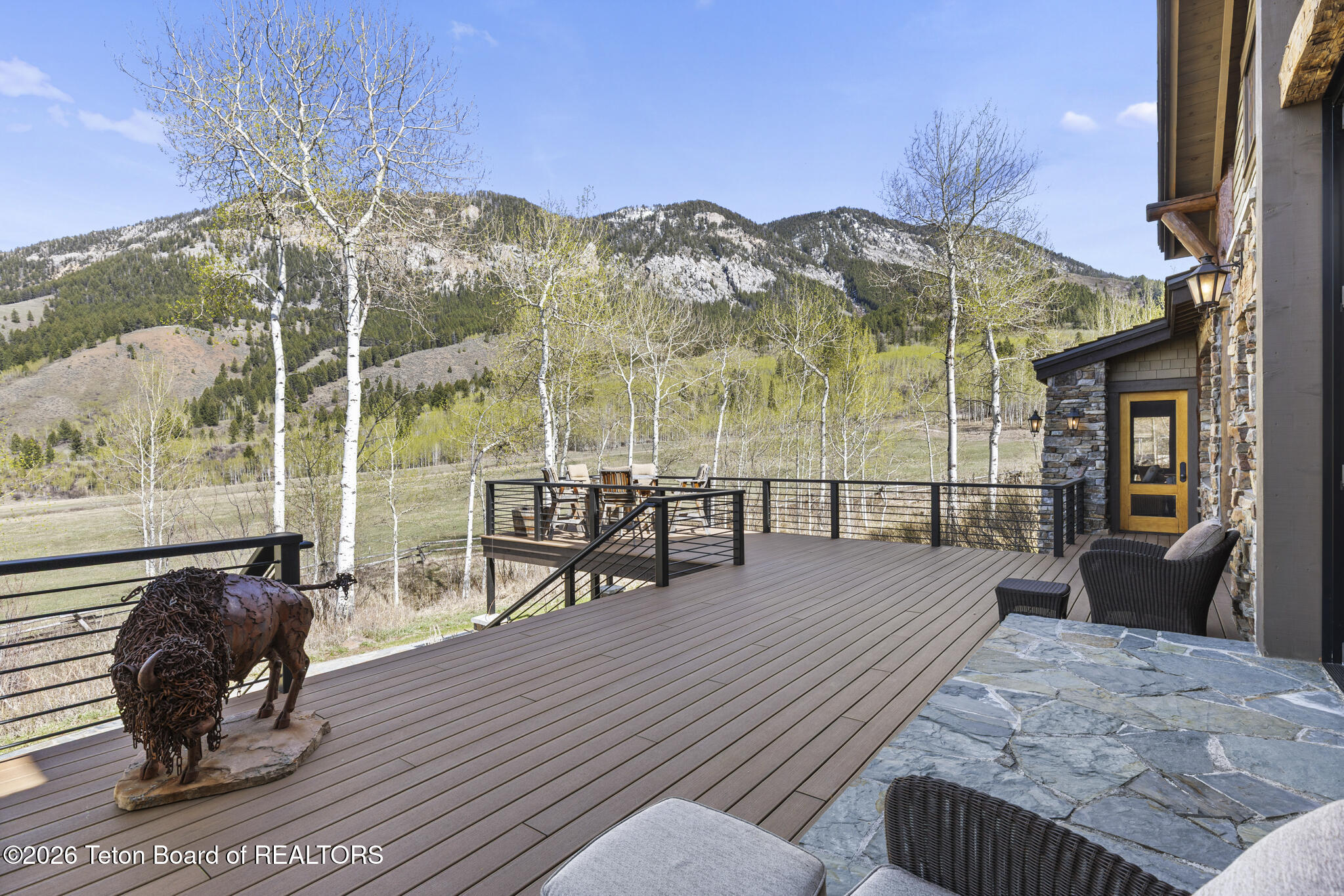 14925 South McCoy Road Jackson, WY 83001 - Photo 49 of 64 Main Level Deck