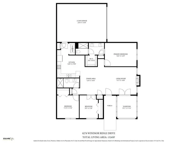 $420,000 | 8278 Windsor Ridge Drive, Charlotte, NC 28277