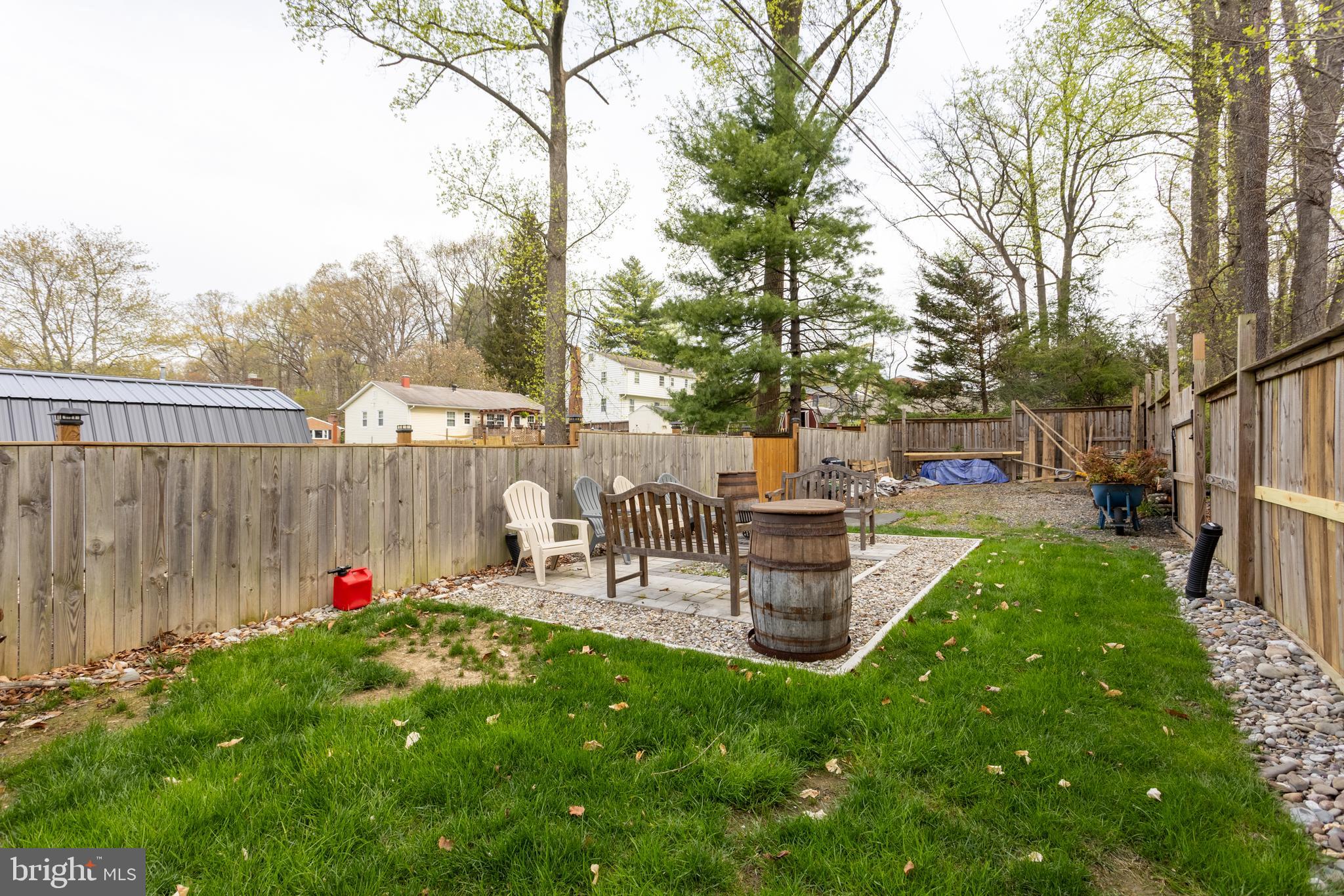 301 Bynum Ridge Road Forest Hill, MD 21050 - Photo 57 of 59 Custom Fire Pit Area Behind Separate Fence