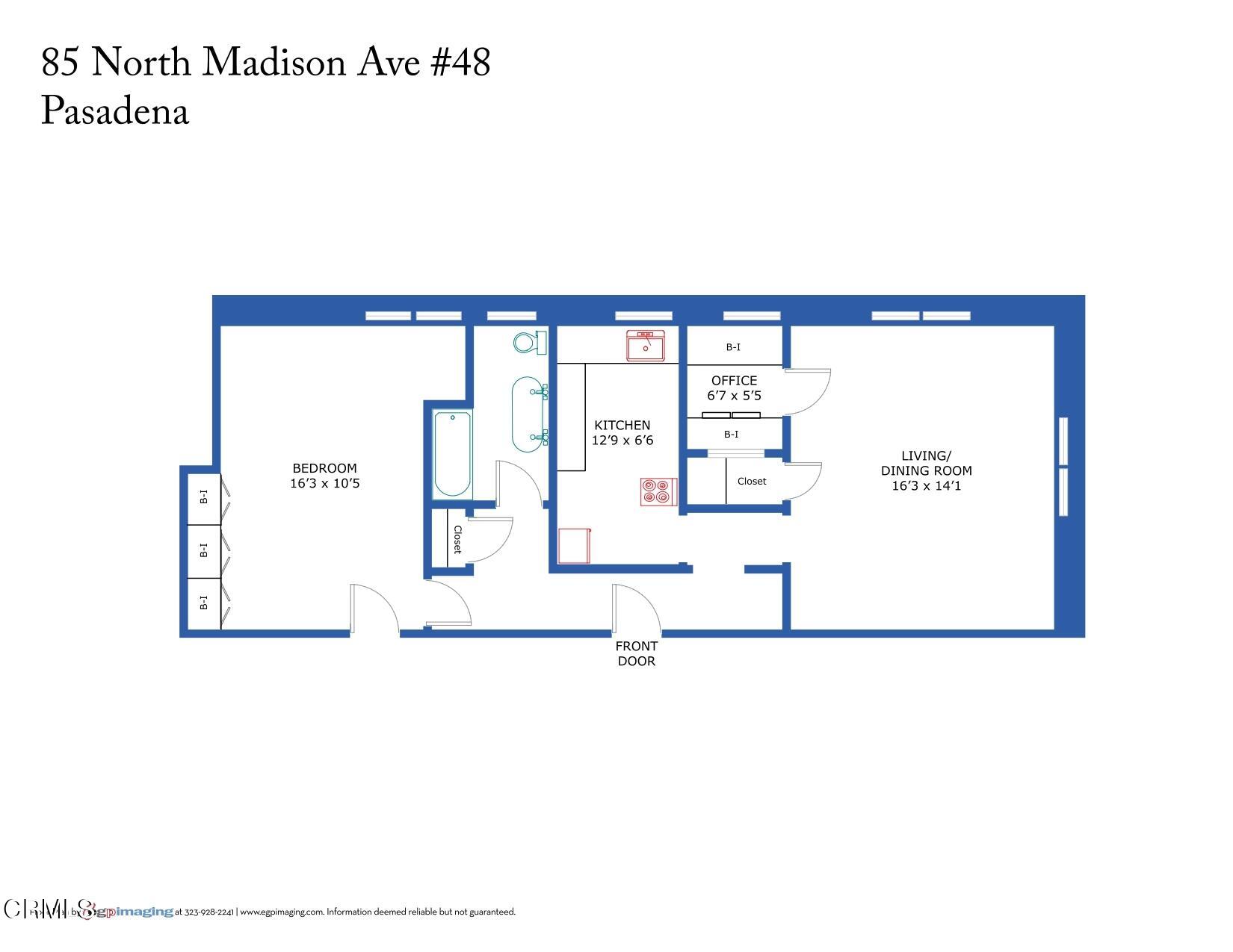 85 North Madison Avenue, Unit 48 Pasadena, CA 91101 - Photo 31 of 31 a picture of a bench in a white building