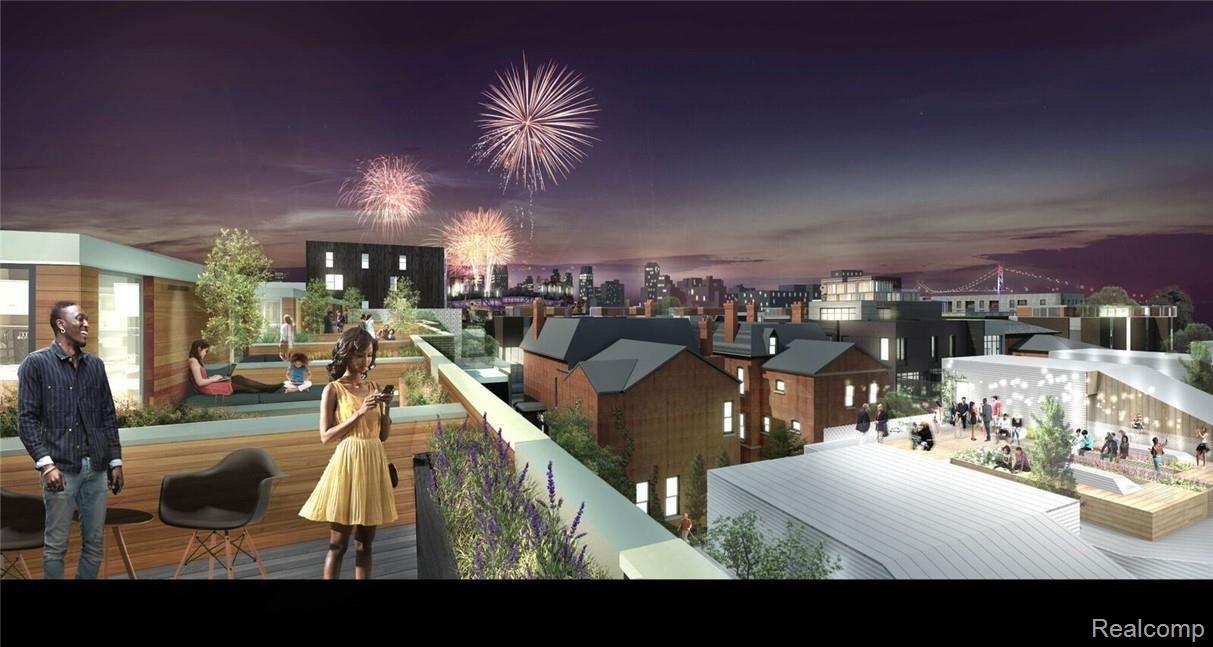 2810 John R Street Detroit, MI 48201 - Photo 3 of 7 Private Rooftop Terrace/End location wraps around