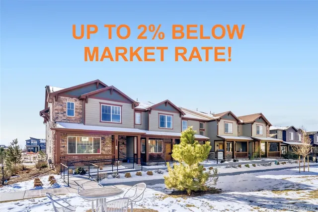 a front view of a building