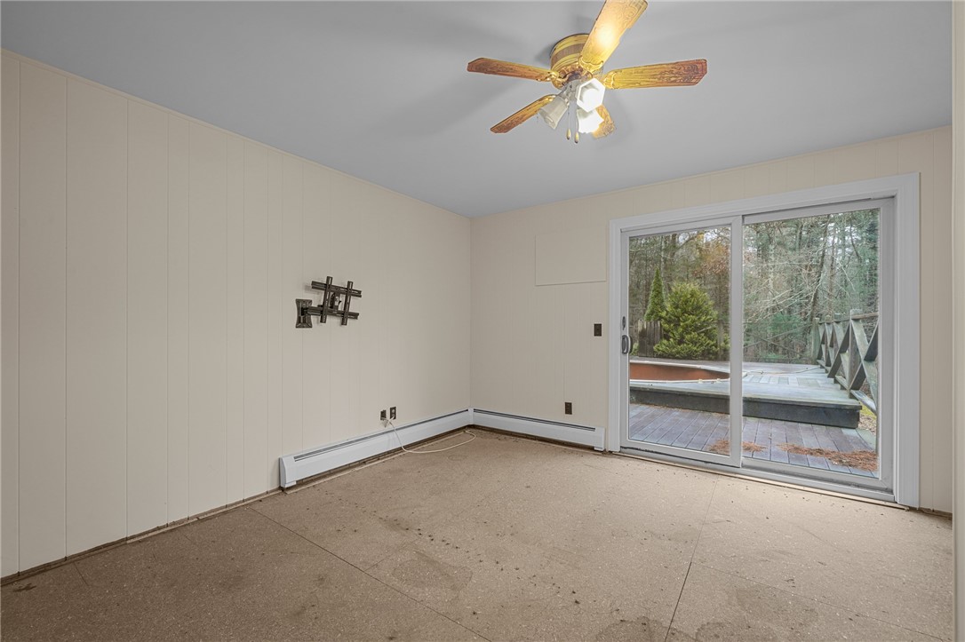 30 Sheffield Hill Road Exeter, RI 02822 - Photo 14 of 42 Primary bedroom with slider to deck