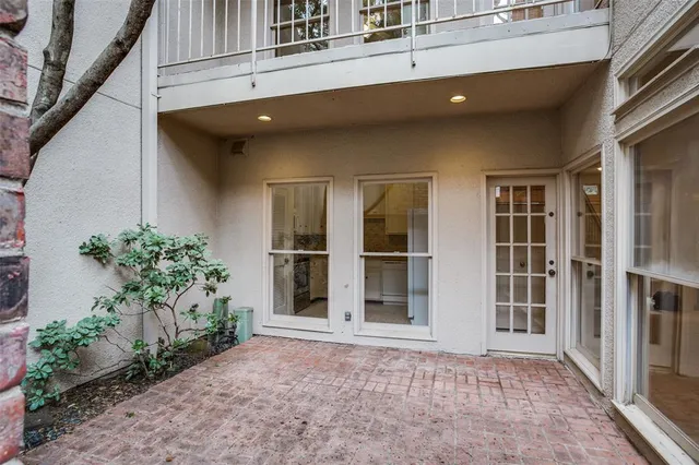 a view of front door