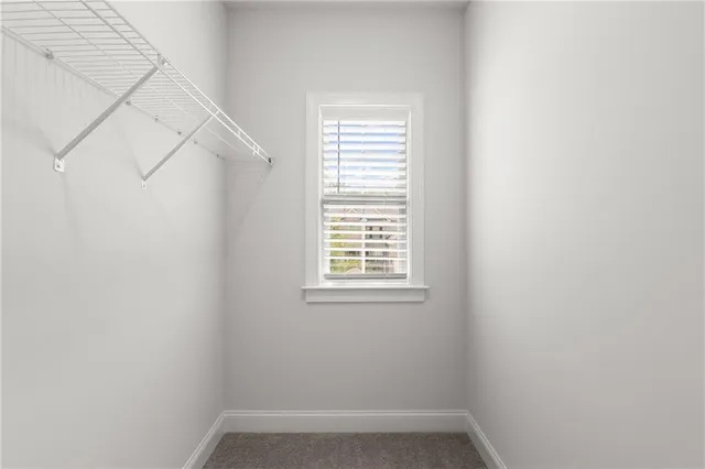 a small space with a window