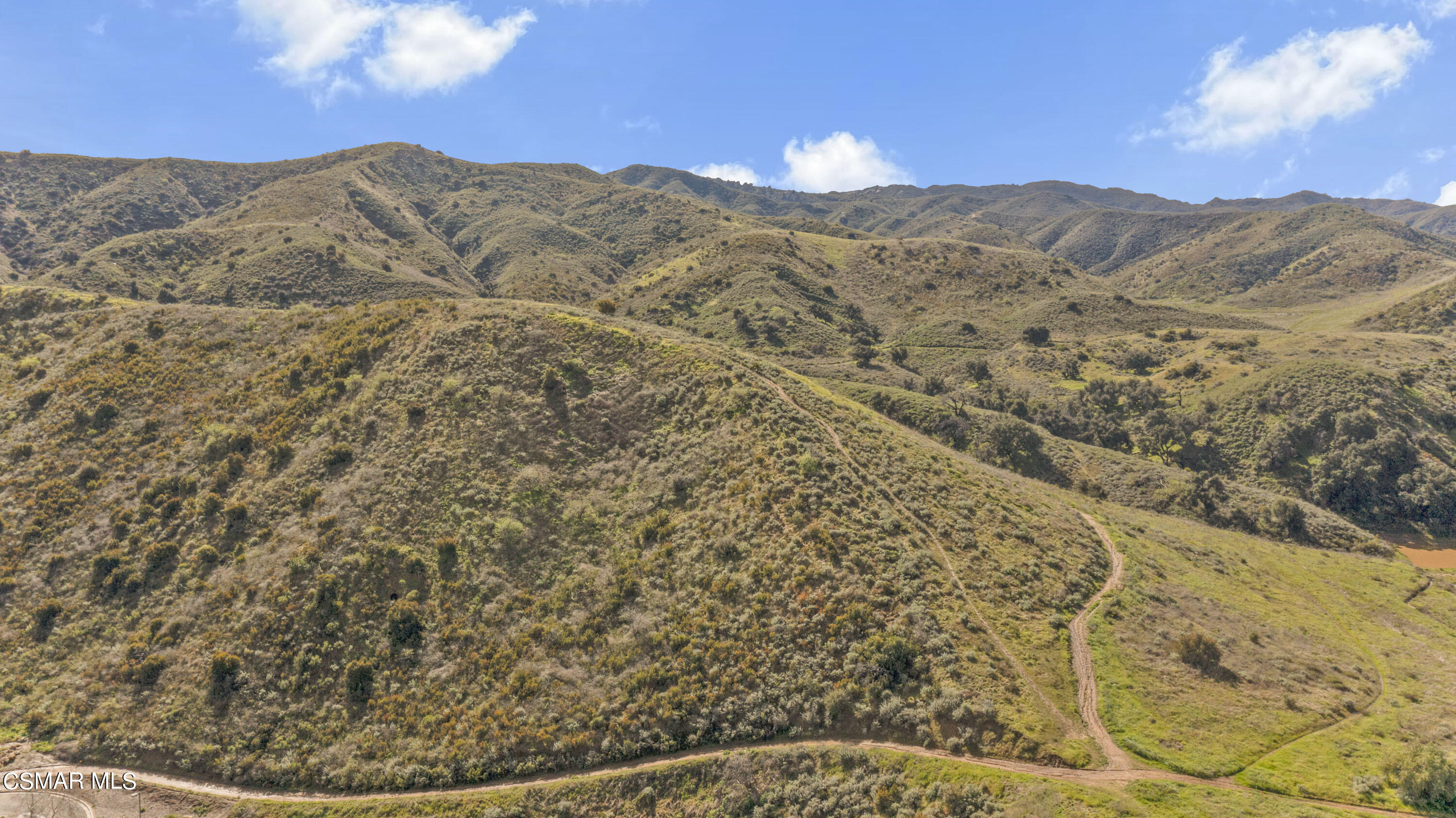 1065 Rambling Road Simi Valley, CA 93065 - Photo 41 of 54 a view of a dry yard with mountains in the background