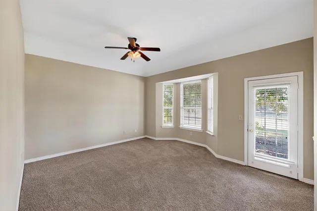a bathroom with a tub