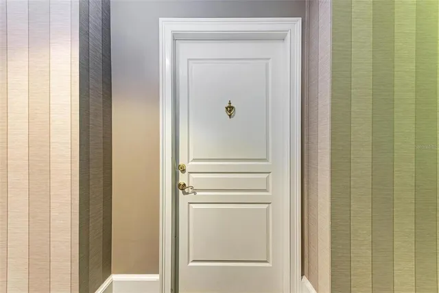 a room with gym equipment