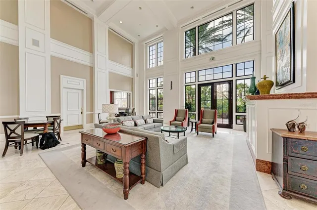a workspace with furniture hardwood and a window