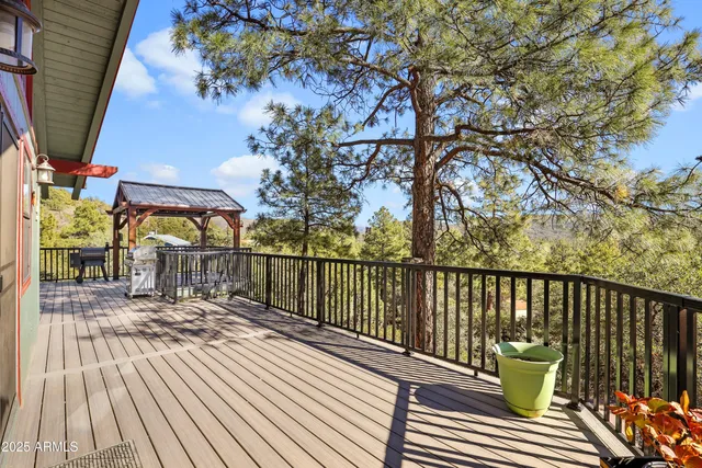 a view of a city from a balcony