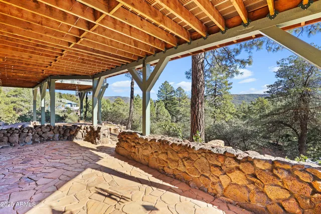 a view of outdoor space with trees