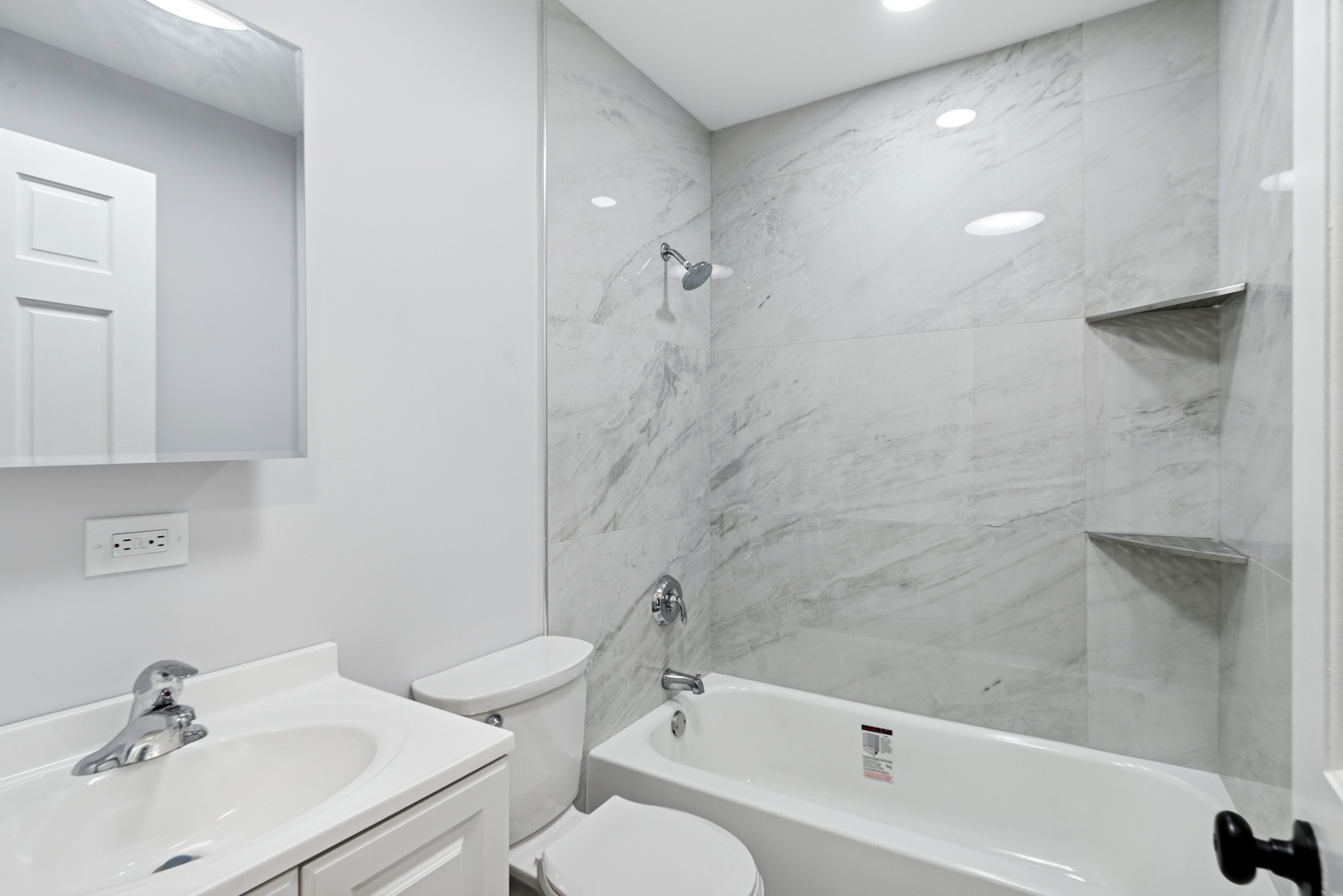 18 Greenview Road Oakwood Hills, IL 60013 - Photo 17 of 35 a bathroom with a sink toilet and shower