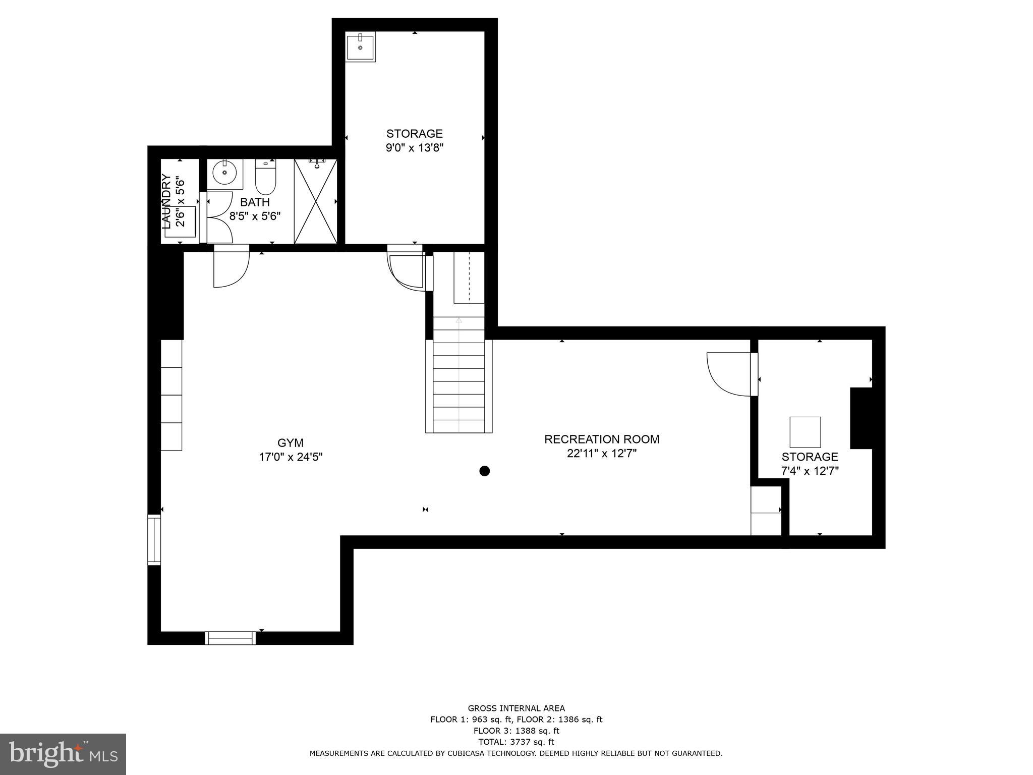 5505 Kemper Road Baltimore, MD 21210 - Photo 70 of 72 Floor Plan-Lower Level